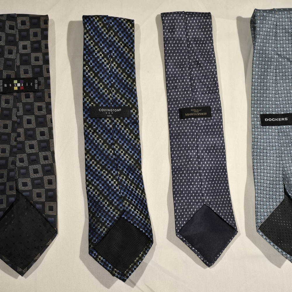 Silk Men's Tie Lot Of 4
